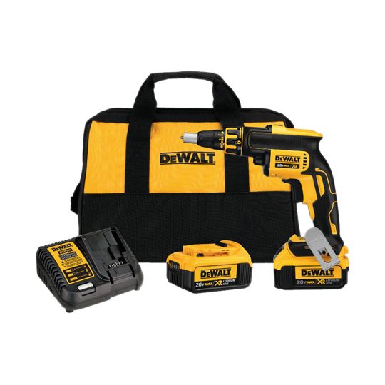 DeWalt 20V Max Xr Lithium Ion Brushless Drywall Screwgun Kit