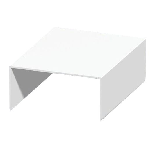 Elite Aluminum 3" x 24' Thermally Broken Receiving Channel — ELI3TBRC24WH