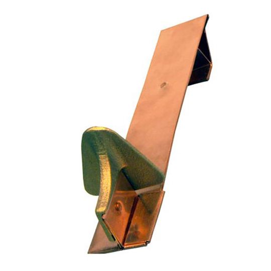 Berger Building Products Mullane Series #200 Cast Bronze Snow Guard with Tile Hook for Tile Roofs