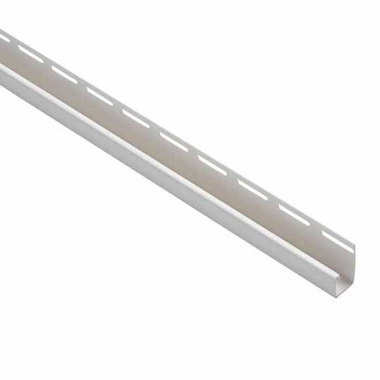 Ply Gem 1/2" Economy Soffit Vinyl J-Channel — CEWVJC0404