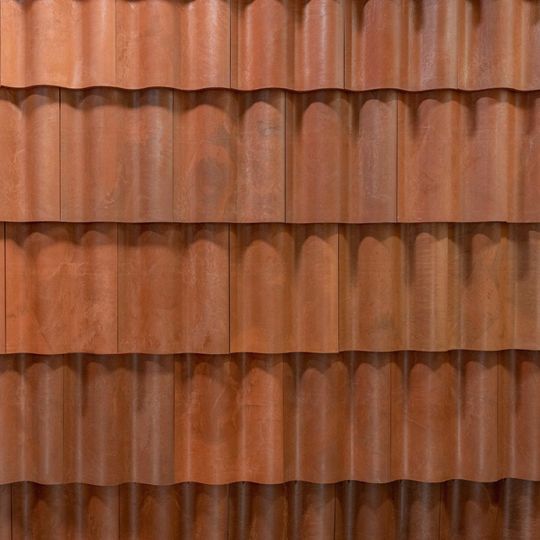 Brava Roof Tile Composite Spanish Barrel Tile Top Ridge (Class C) - Bundle of 5 — Tile Roofing — BVTSTRAN