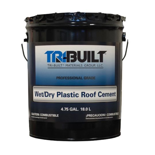 TRI-BUILT Wet/Dry Plastic Roof Cement - Winter Grade