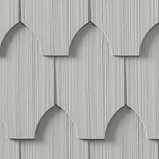 CertainTeed Siding Cedar Impressions Single 6-1/3" Polymer Half-Cove Edge Shingle Siding — CERCI6CVSG