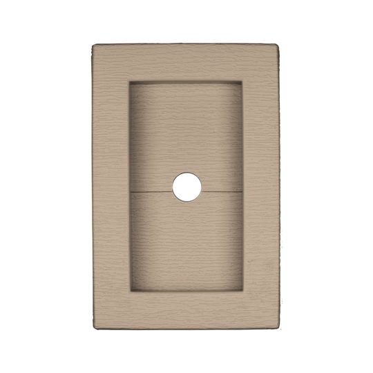 Mid-America Split Mount Water Management Block for Fiber Cement Siding — MABWMSB023