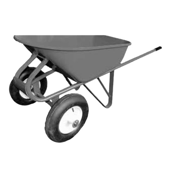 Cleasby Equipment Two Wheel Heavy Duty Wheelbarrow