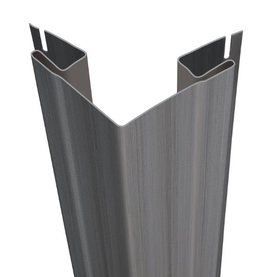 CertainTeed Siding 3/4" x 3-1/3" x 10' Outside Corner Post - Woodgrain Finish — CEROSCP34WG10DB