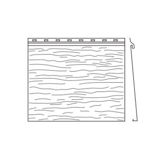 Quality Edge TruCedar Single 8" Steel Siding — QEDS8S460