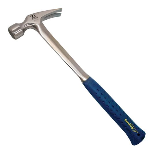 Kraft Tool 16" Estwing All Steel Framing Hammer with Milled Face - 22 Oz.