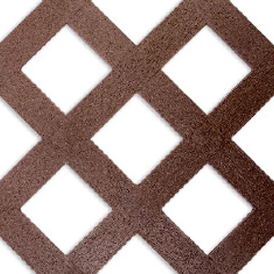 Grid Accents 4' x 8' Traditional Plastic Lattice Panel — AVO64805