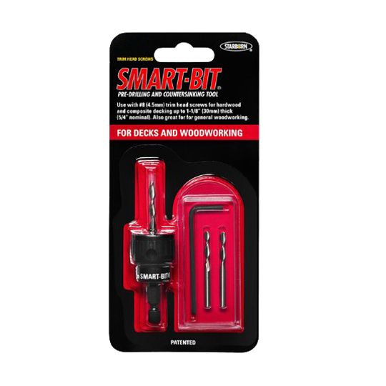 Starborn Industries #7 Smart-Bit Trim-Head Pre-Drilling and Countersinking Tool