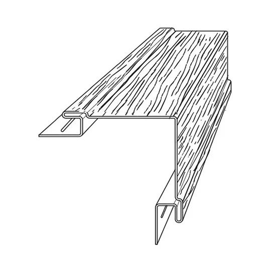 Variform By PlyGem 4" x 3/4" Outside Corner Post — VAR4002030022