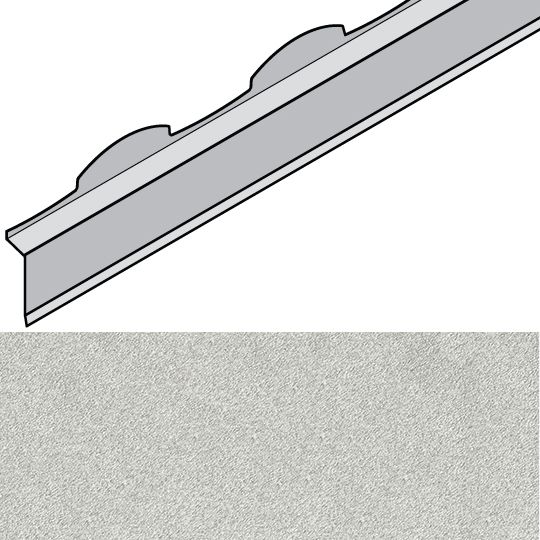 Unified Steel 3-3/4" x 79" Barrel-Vault Birdstop — BORBS37579DO