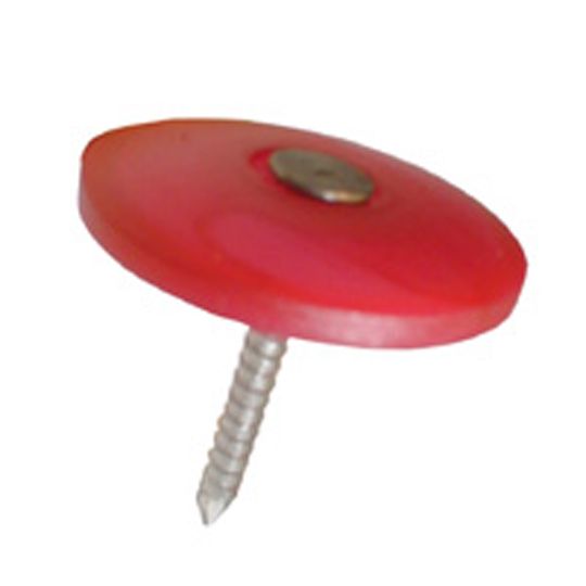 Simplex Nails 1" Plex-Cap Plastic Cap Nail - Box of 2,000