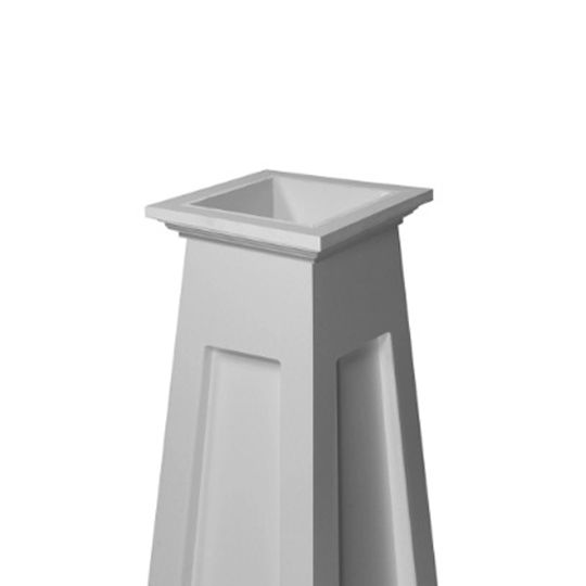 Fypon Molded Millwork 11" x 16" x 60" Tapered Plain Column Wrap