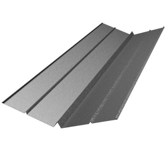 TRI-BUILT Galvanized Steel 5-Rib High Rise Valley with Hem