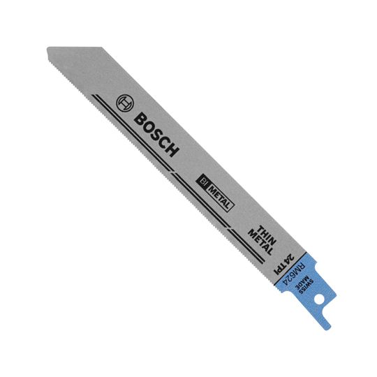 Bosch 6" 24 Tpi Metal Reciprocating Saw Blades - Package of 5