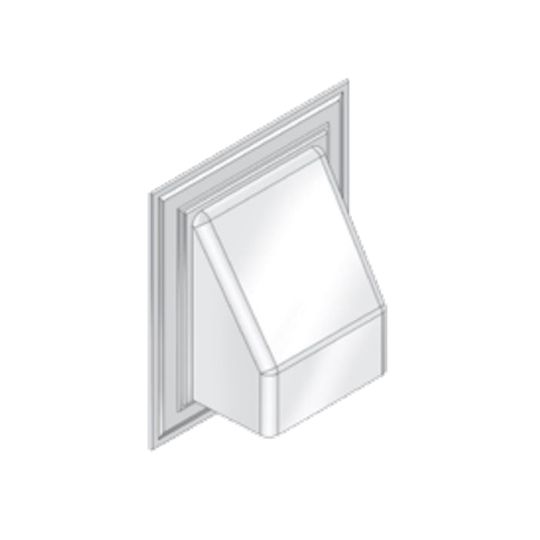 Royal Building Products D-Vent Dryer Vent with Metal Tube — Ventilation and Drainage — ROY46019