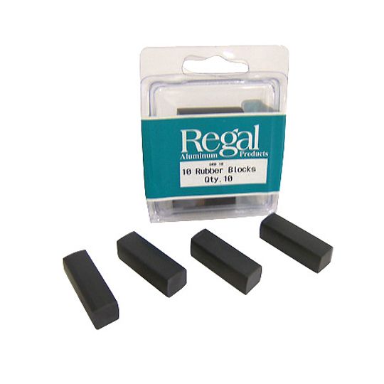 Regal Ideas (GRB-10) Railing Glass Panel Rubber Blocks - Pack of 10