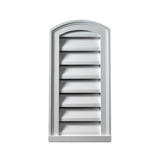 Fypon Molded Millwork 12" x 24" Functional Eyebrow Louver