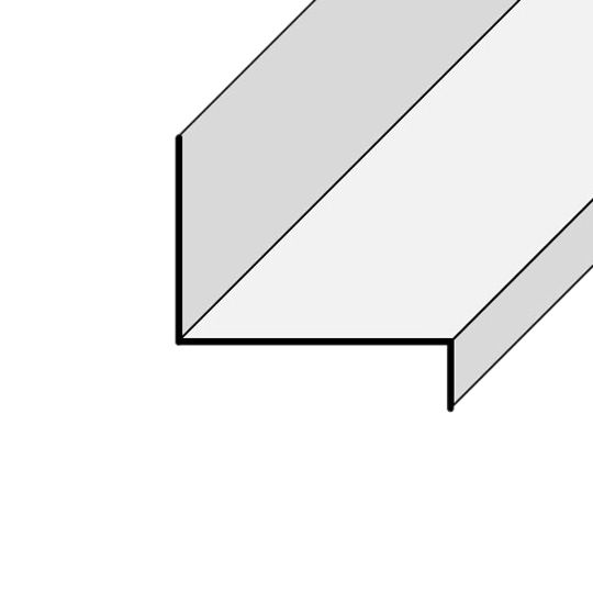Flamco 2-7/8" x 3" x 3/8" Z-Flashing