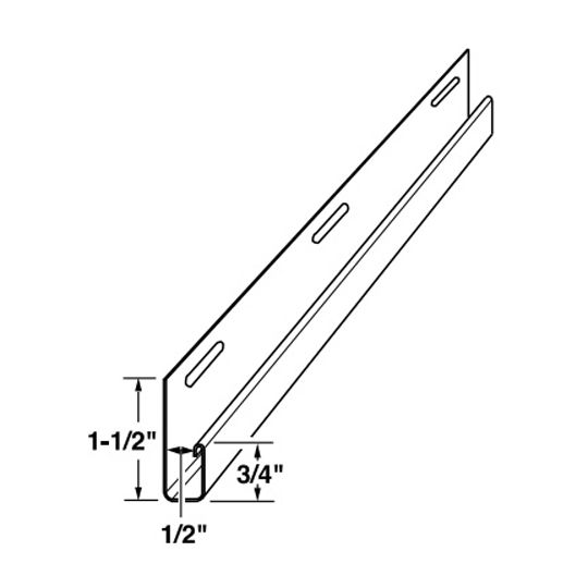 Mastic 1/2" Vinyl Soffit J-Channel — ACOMVJ0459