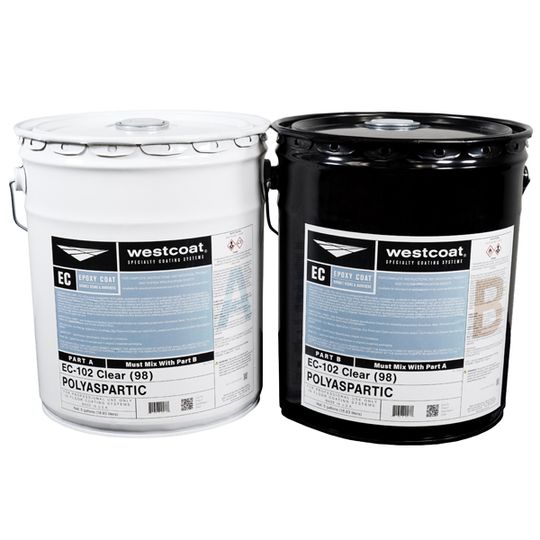 Westcoat EC-102 Polyaspartic Top Coat - 10 Gallon Kit — Adhesives, Caulks & Sealants — WCSEC102K9812810