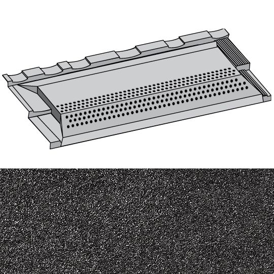 Unified Steel EZ-Vent Cottage Shingle — Metal Roofing — BOREZVCOTCH