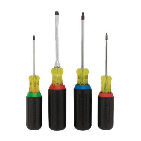 DeWalt 4-Piece Vinyl Grip Screwdriver Set