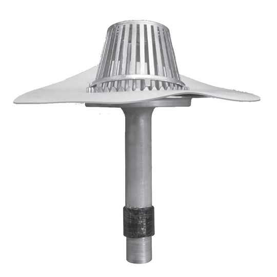 GAF EverGuard TPO Drain Insert with Clamp Ring - New Construction — GAFEGRDW6