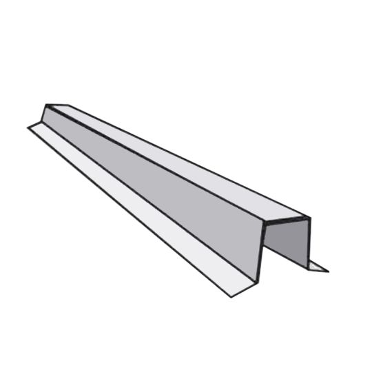 Crown Building Products 5" Tuscany Galvanized Hip & Ridge Attachment