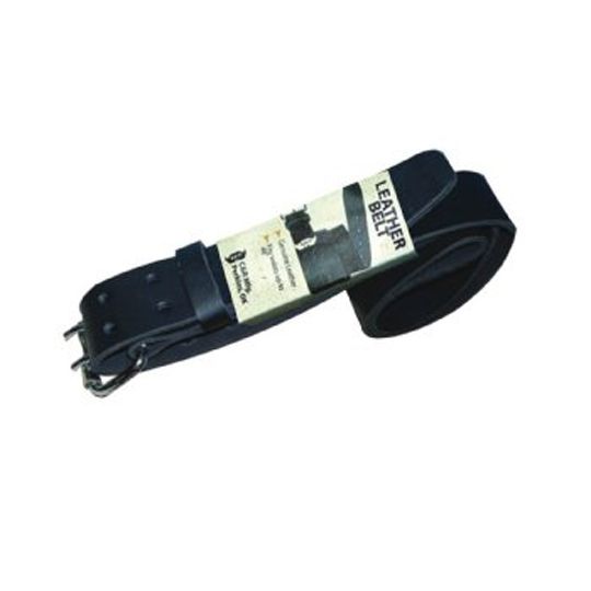 C&R Manufacturing 2" Double Hole Leather Belt — CRMLWB2BL