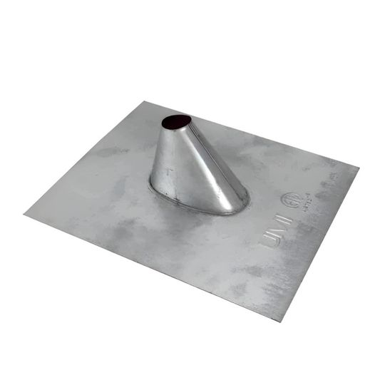TRI-BUILT Galvanized Steel Shingle Base Roof Jack Cone — Flashings — TRIAMPF2GVSHI