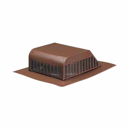 Owens Corning VentSure Galvanized Steel High Profile Slant Back Roof Vent with Exterior Louver — Ventilation and Drainage — OCFVTS555BRN