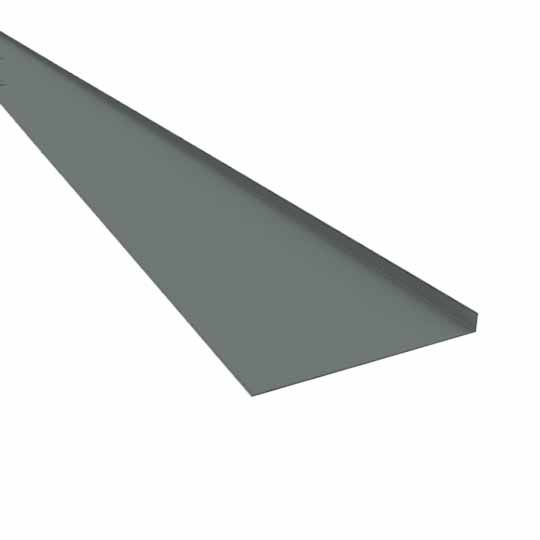 Able Sheet Metal 26 Gauge x 10' #1 Galvanized Steel Counter Flashing
