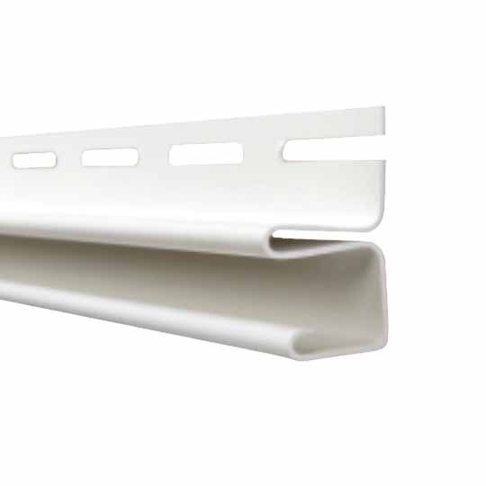 Mitten Building Products 1/2" Vinyl F-Channel - Brushed — MITFC12BRBK