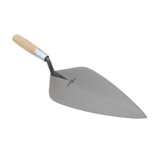 Marshalltown 11" x 5-3/4" Brick Trowel with Wood Handle