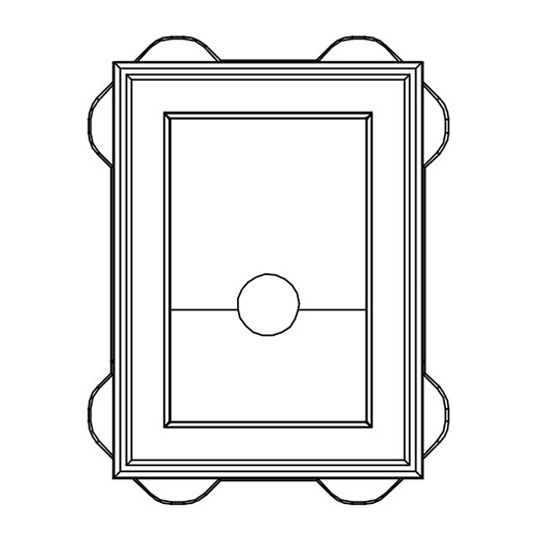 Mid-America Split Block Mini Mounting Block — MABMMSBM413