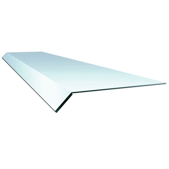 Hohmann & Barnard 26 Gauge 1-1/2" Stainless Steel Drip Edge