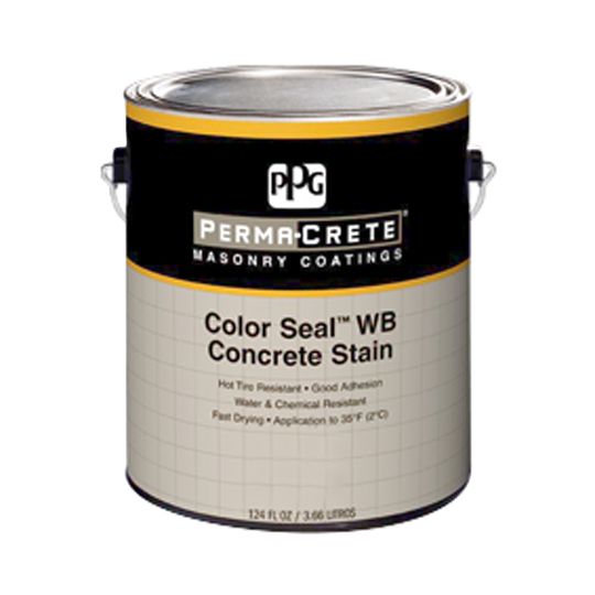 PPG Industries (4-4240) Perma-Crete Color Seal Wb Interior/Exterior Acrylic Concrete Stain with Ultra Deep Base - 1 Gallon Can