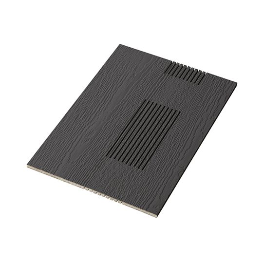 Wausau Supply 3/8" x 12" x 16' Diamond Kote Vented Soffit - Woodgrain Texture — WSUDK1216VSGRP