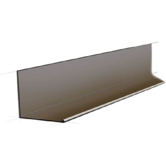 Quality Edge 28 Gauge x 4" x 4" x 10' 135° Steel Angle Flashing