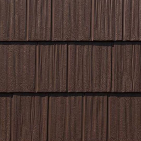 Edco Products ArrowLine Shake Steel Roofing - Solid — EPIASH1250RBR