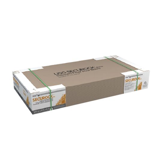U.S. Gypsum 1/4" x 4' x 8' SecuRock Gypsum-Fiber Roof Board