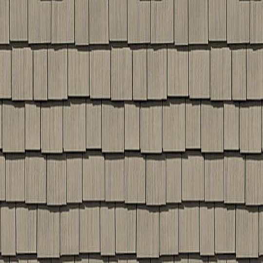 CertainTeed Siding Cedar Impressions Double 7" Staggered Perfection Polymer Shingle Siding - Cedar Grain Finish — CERCID7SGNC