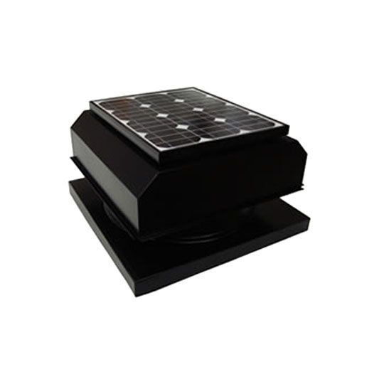 Attic Breeze Abz Power Vent Solar Cm 25W Black