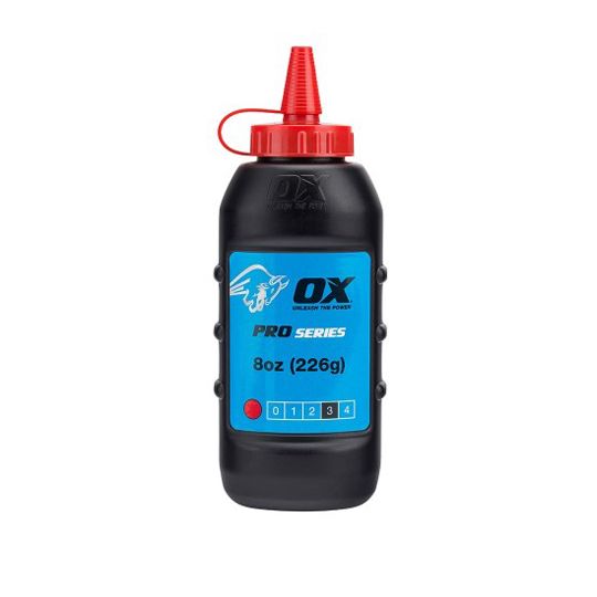 OX Tools Chalk Reel Powder - 8 Oz. Bottle — OXGP025701