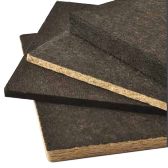 Continental Materials 1/2" x 4' x 8' High Density Blue Coated Fiberboard