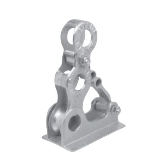 Berger Building Products #132 x 14" x 22" Mullane Fitrite Bronze Fence Bracket for 3 Pipes