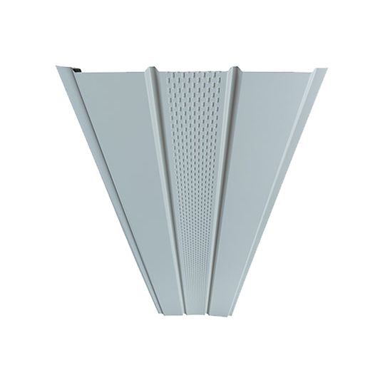 Mastic Endurance Triple 4" Center Lanced U-Groove Aluminum Soffit — ACOLCAS12316IF
