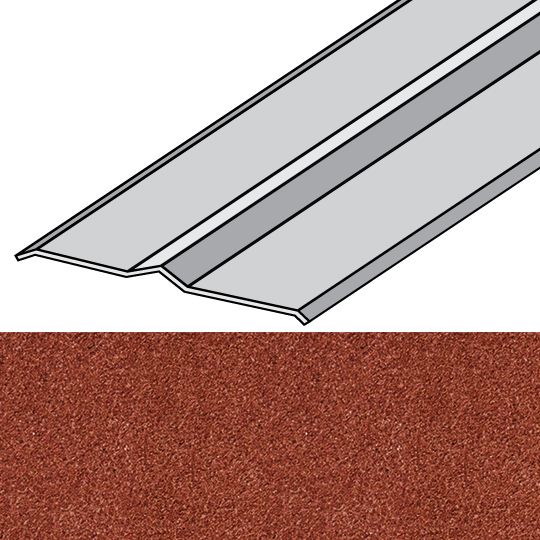 Unified Steel 4-1/2" x 79" Valley Center Cover — BORVCC79BA